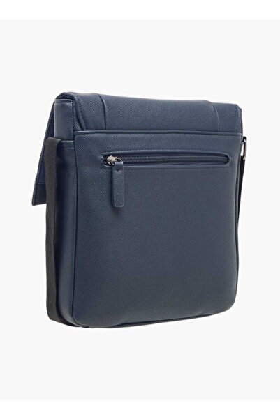 LBL by Shoexpress Textured Crossbody Bag with Adjustable Strap - W 24 x H 27 x D 7 cm