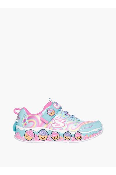 SKECHERS Skechers Girls' Cupcake Detail Sneakers with Hook and Loop Closure - CUPCAKE CUTIE