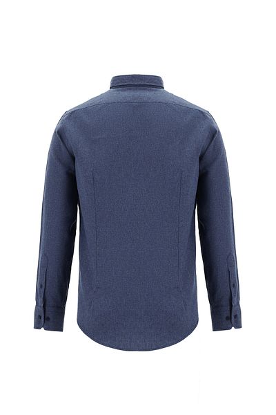 Abdullah Kiğılı Long Sleeve Slim Fit Slim Fit Lumberjack Cotton Easy-Iron Shirt