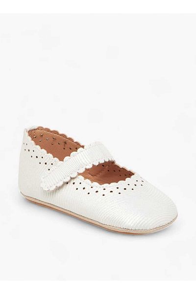 Barefeet Barefeet Perforated Booties with Hook and Loop Closure
