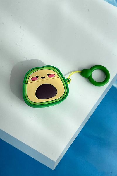 kılıfbenim AirPods 4Th Generation Compatible Case Avocado Cute Figure Silicone Case