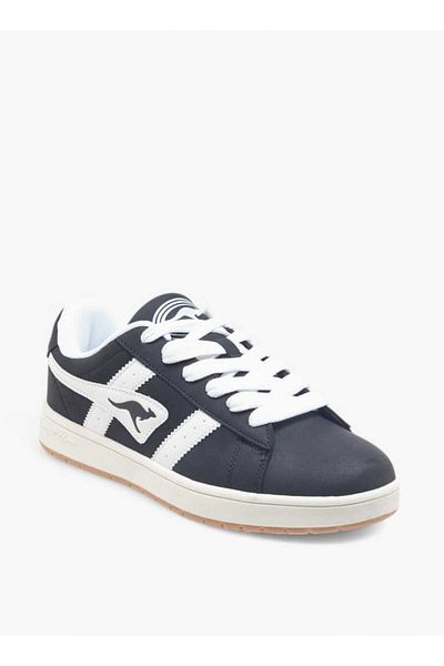 Kangaroos Men's Logo Detail Sneakers with Lace-Up Closure