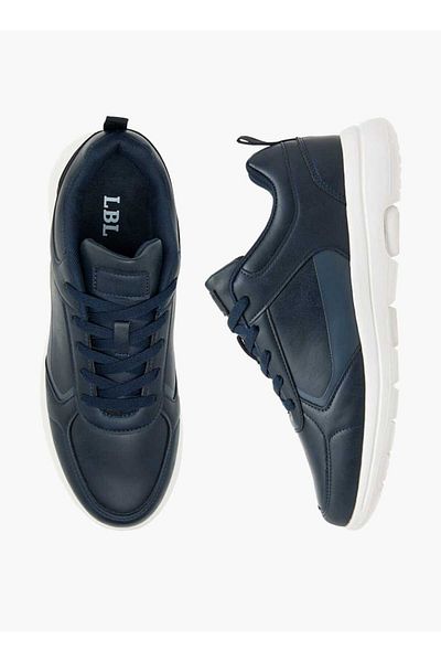 LBL by Shoexpress LBL by Shoexpress Panelled Sneakers with Lace-Up Closure
