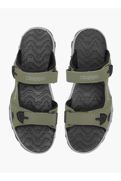 Kappa Kappa Men's Strappy Sandals with Hook and Loop Closure