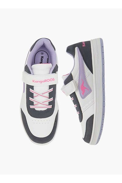 Kangaroos KangaROOS Women's Logo Detail Sneakers with Hook and Loop Closure