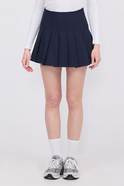 Addax Pleated Mini Skirt E0361