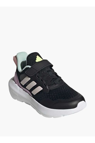 adidas Girls' Colourblock Sports Shoes with Hook and Loop Closure - FortaRun 3 0 EL C