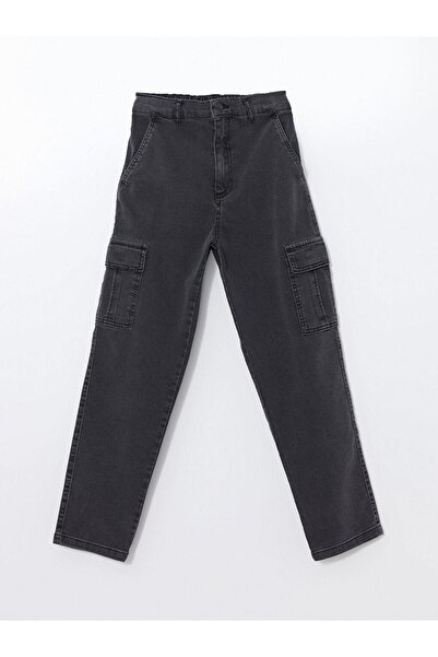 LC Waikiki Beli Lastikli Erkek Çocuk Kargo Jean Pantolon