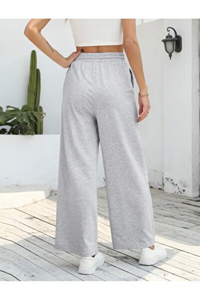 LACKH Μονόχρωμο Γκρι Γυναικείο Φούτερ