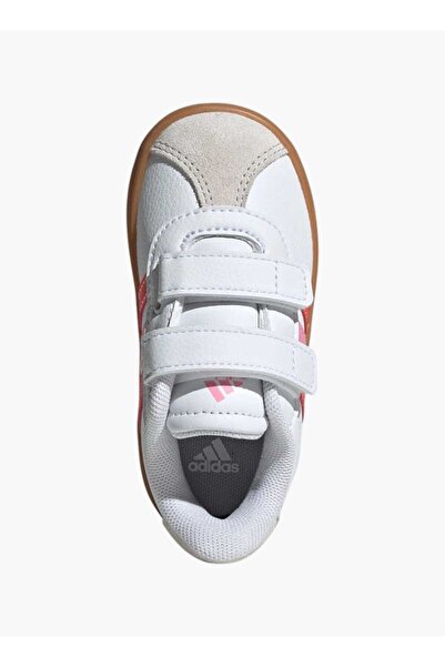 adidas Girls' Panelled Sneakers with Hook and Loop Closure - VL COURT 3 0 CF I