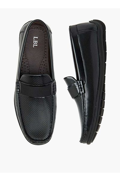 LBL by Shoexpress Textured Slip-On Loafers