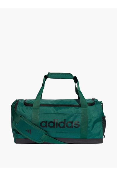 adidas adidas Logo Print Duffel Bag with Zip Closure and Double Handle