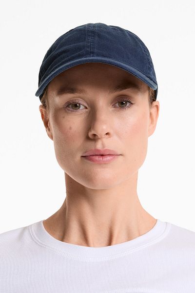 Oysho Washed-effect 100% cotton cap