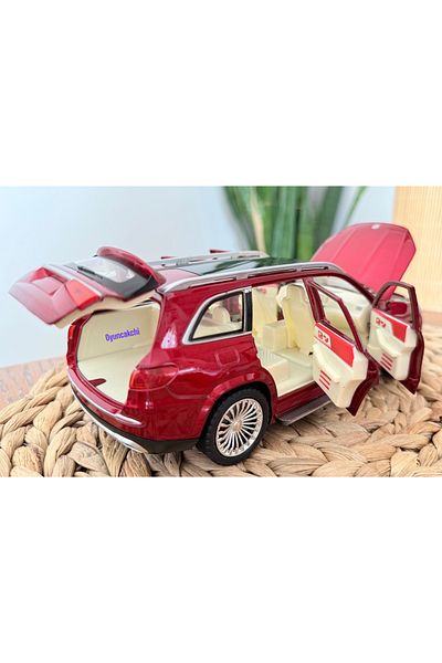 MERCEDES Benz Maybach Gls 600 Suv Doors with Light and Sound Hood Trunk Opens 1-24