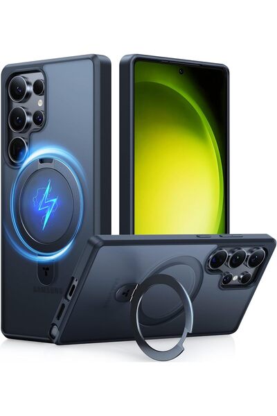 TORRAS جراب حامل مغناطيسي لهاتف Samsung S25 Ultra، متوافق مع MagSafe، مقاوم ل...