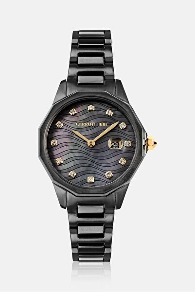 Cerruti 1881 ساعة جيسينا جان أنالوج بسوار من الفولاذ المقاوم للصدأ للنساء CIW...