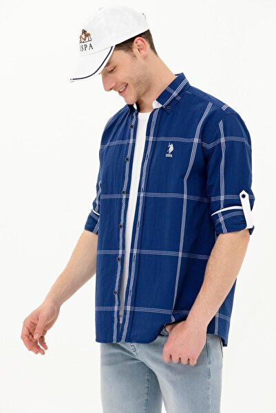 U.S. Polo Assn. % 100 Pamuklu Erkek Karizma Gömlek - Rahat Kalıp