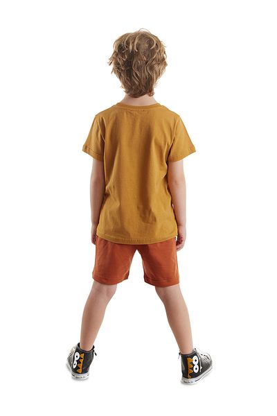Denokids Set tricou și pantaloni scurți de vară Super Tiger pentru băiat