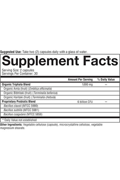 Youtheory Spore Probiotic - 6B CFU - Digestive Aid - Acid Resistant - Dairy/Gluten/Soy Free - 60 Caps