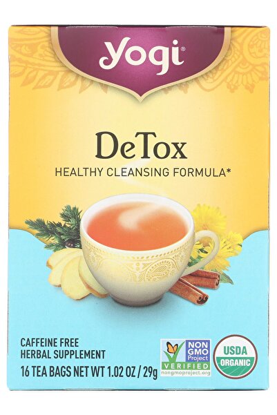 Yogi شاي التخلص من السموم، 16 قطعة