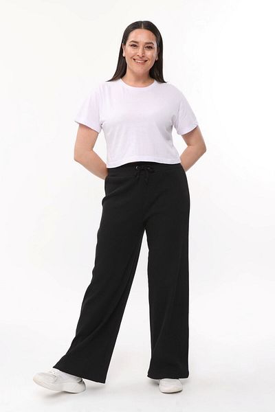 SYM Plus Size Wide Leg Stretchy Camisole Women's Trousers