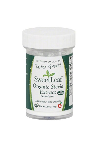 SweetLeaf مُحلي مستخلص ستيفيا العضوي من Sweet Leaf، 0.4 أونصة (عبوة من 4 قطع)