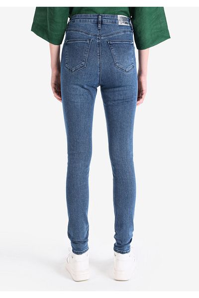 Colin's 760 Dıana Skinny Fit Pantaloni de damă cu talie înaltă, cu picioare înguste, albaștri