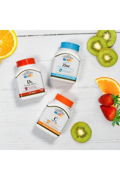 21st Century D 1000 iu Tablets, 110-Count (Pack of 3)