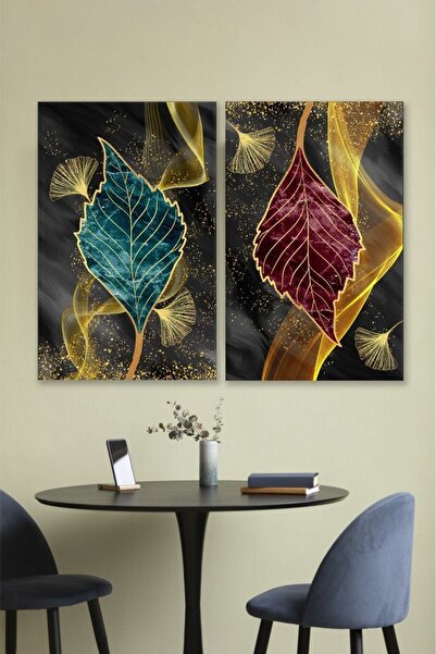 Hediyeler Kapında 2 Parça Castle Frank Kanvas Tablo Seti