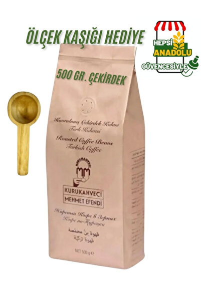 HEPSİ ANADOLU Kurukahveci Mehmet Efendi Kavrulmuş Çekirdek Türk Kahvesi 500 G...