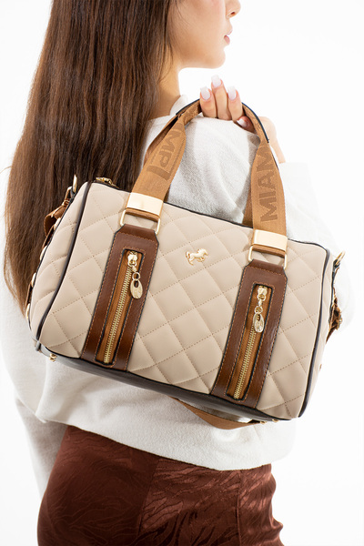 Miami Polo Clup Geantă de umăr pentru femei Miami Polo 1204 Quilted Geantă de...