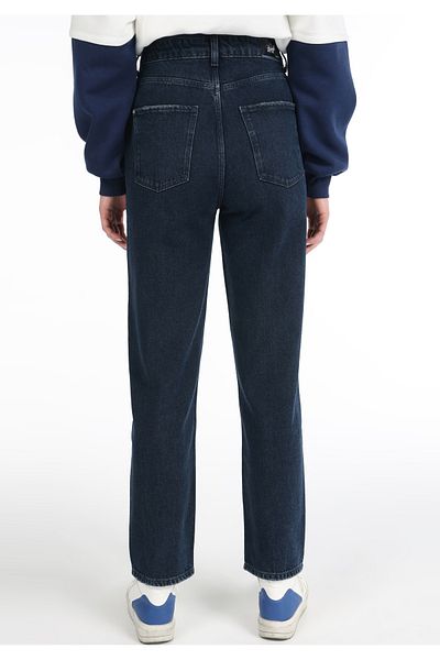 Colin's 884 Pantaloni de damă, albastru închis, cu talie înaltă, cu picioare drepte, Lauren