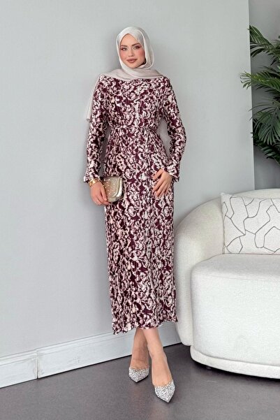 Hazamoda فستان البرقوق Eheste