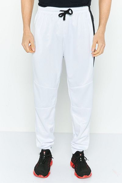 Rocawear Men Regular Fit Embroidered Logo Sweatpants, White