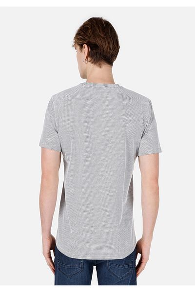 Colin's Tricou alb pentru bărbați - mâneci