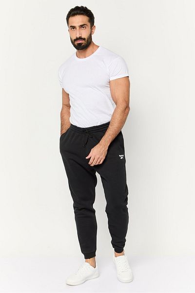 Reebok Men Sportswear Fit Running Sweatpants, Black