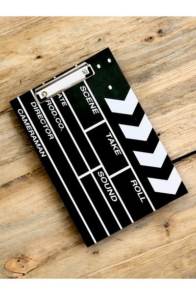 FFM Stylish and Functional Clapperboard Design Secretary for Movie Buffs