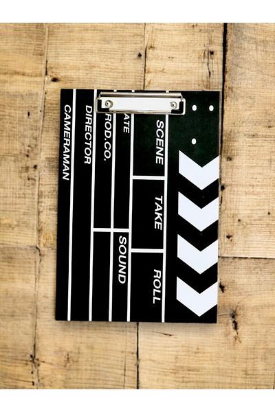 FFM Stylish and Functional Clapperboard Design Secretary for Movie Buffs