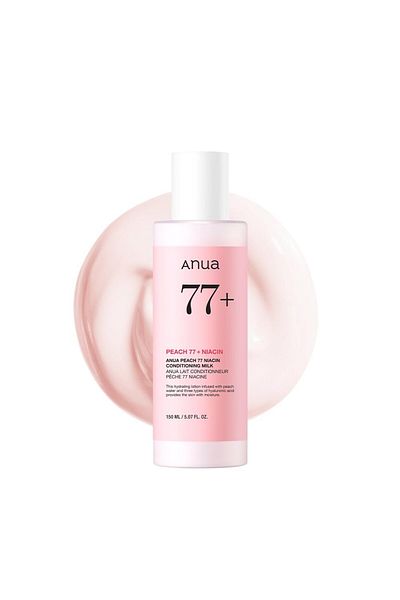 ANUA Peach Niacin Lotion, Vitamin B12, Ceramide, Panthenol, Hyaluronic Acid, Korean Skin Care (150ml)