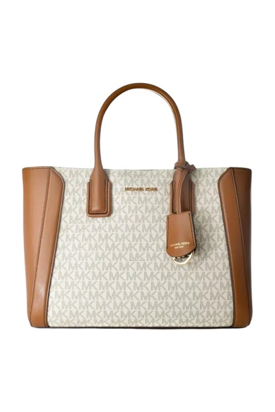 Michael Kors Vanilla Large Leather 2 Pieces Women's Bag - 35S2G6Kt9B