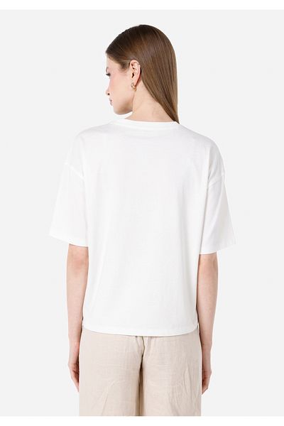 Colin's Tricou alb pentru femei - mâneci