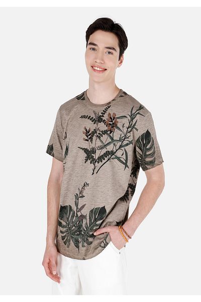 Colin's Tricou gri pentru bărbați - mâneci