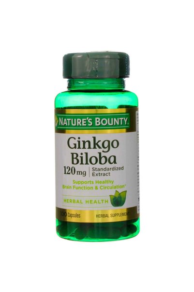 Nature's Bounty Ginkgo Biloba Capsule 120 mg 100 ea