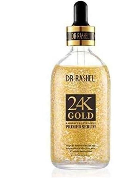 RASHEL Dr Rashel 24K Gold Radiance Face Primer Serum ، مرطب ، مضاد للشيخوخة ويساعد على إزالة التجاعيد
