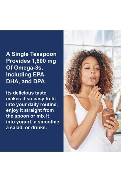 Carlson The Very Finest Fish Oil, 1600mg Omega-3s, Norwegian, Wild-Caught, Lemon, 200ml