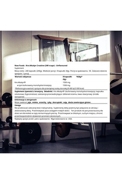 Now Foods Kre-Alkalyn® Creatine - 240 Capsules