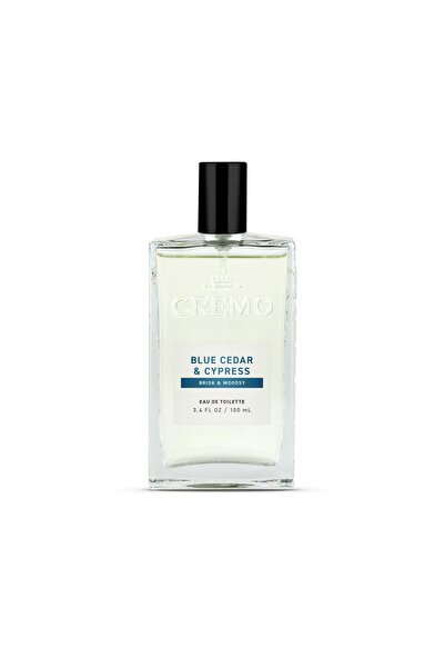 Cremo كولونيا Blue Cedar & Cypress للرجال - رائحة خشبية، 3.4 أونصة سائلة