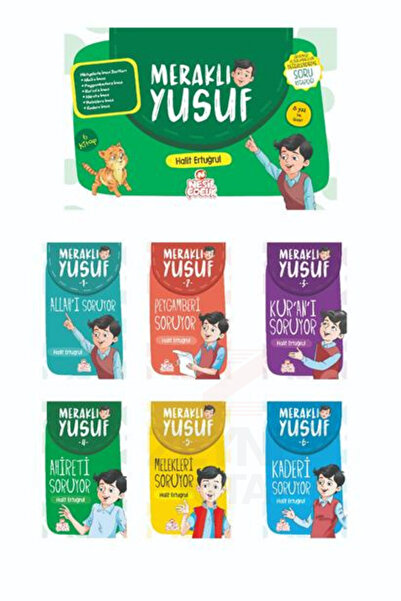 Nesil Çocuk Yayınları شروط الإيمان ليعقوب يوسف بالقصص (6 كتب + كتيب أسئلة) حل...