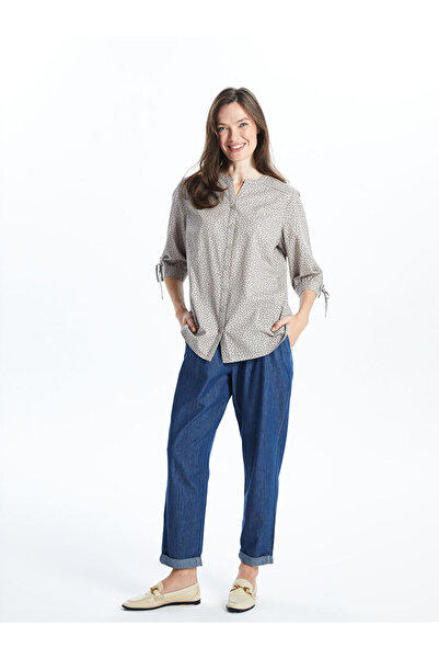 LC Waikiki Women's Carrot Fit Women's Jeans with Elastic Waist - W4L147Z8