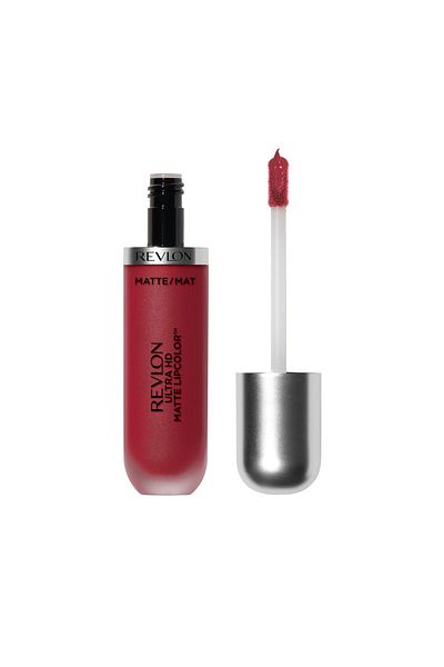 Revlon Ultra HD Matte Lipcolor, Velvety Matte Lipstick in Red/Coral, Passion (635), 0.2 oz